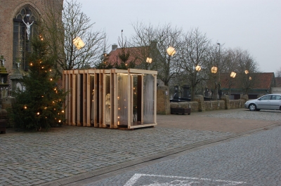 Kerststal Poll - De Witte Kamer - Landschapsarchitectuur en interieurarchitectuur voor kleine, grote en zotte projecten