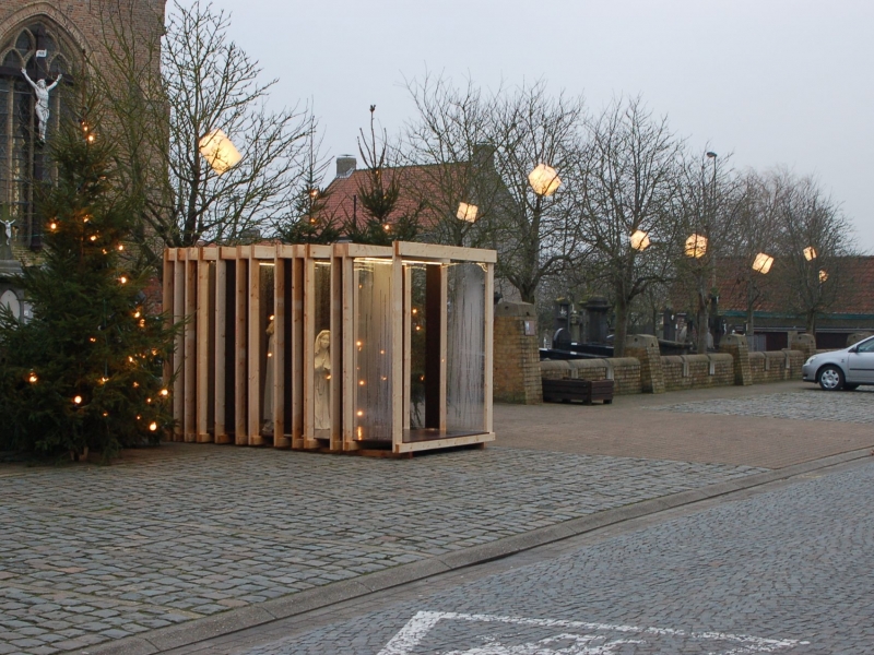 Kerststal Poll - De Witte Kamer - Landschapsarchitectuur en interieurarchitectuur voor kleine, grote en zotte projecten